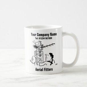 Satellite Dish or Aerial Fitter Coffee Mug
