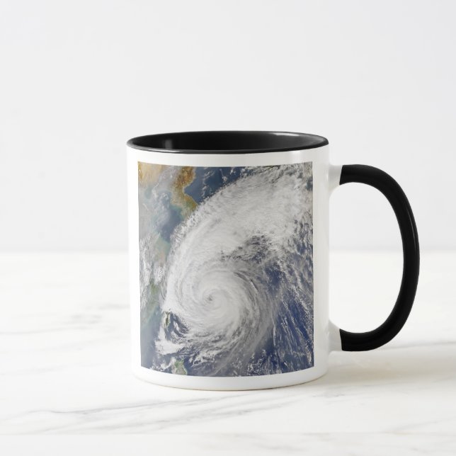Satellite image of a typhoon mug (Right)