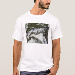 Satellite image of The Alps mountain range T-Shirt