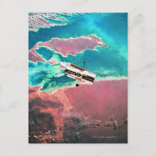 Satellite Orbiting Earth 8 Postcard