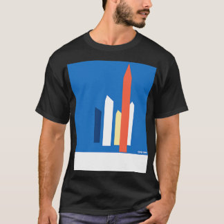 satellite towers art in mexican landscape wallpape T-Shirt