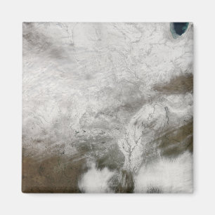Satellite view of a severe winter storm magnet