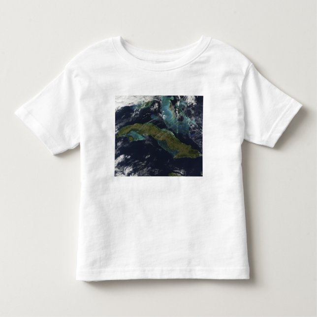 Satellite view of Cuba Toddler T-Shirt (Front)