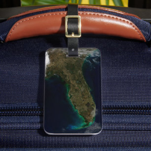 Satellite View Of Florida. Luggage Tag