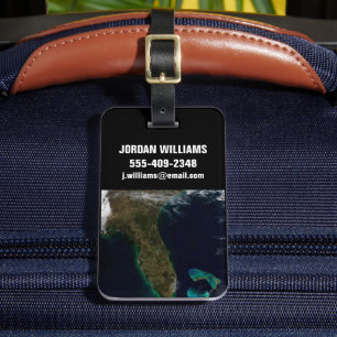 Satellite View Of Florida. Luggage Tag