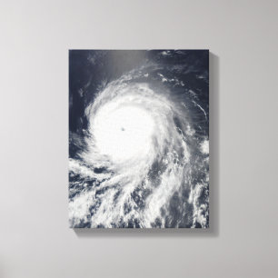Satellite view of Hurricane Celia Canvas Print