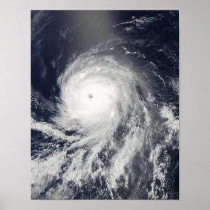 Satellite view of Hurricane Celia Poster