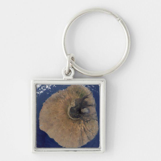 Satellite view of Mount Fogo Key Ring (Front)