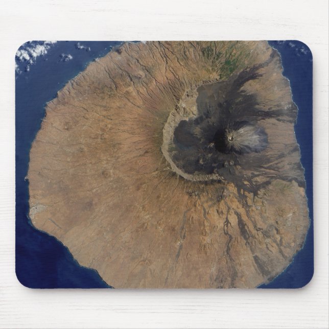 Satellite view of Mount Fogo Mouse Pad (Front)