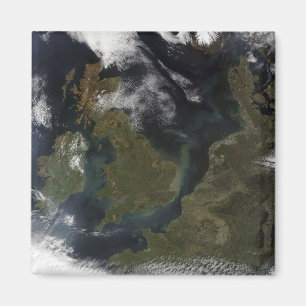 Satellite view of Northern Europe Magnet