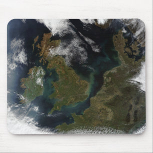 Satellite view of Northern Europe Mouse Pad