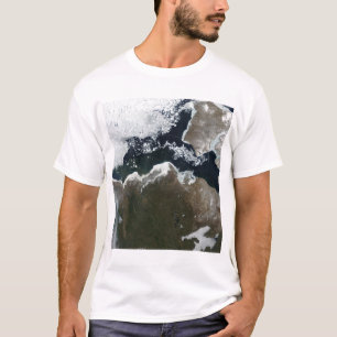 Satellite view of Northwest Canada T-Shirt