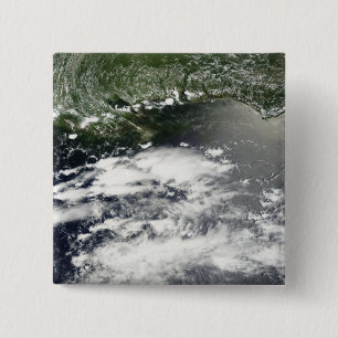 Satellite view of oil leaking 2 15 cm square badge