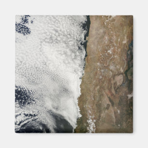 Satellite view of the Andes Mountains Magnet