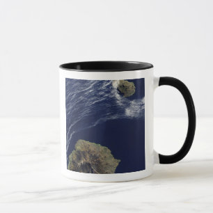 Satellite view of the Prince Edward Islands Mug