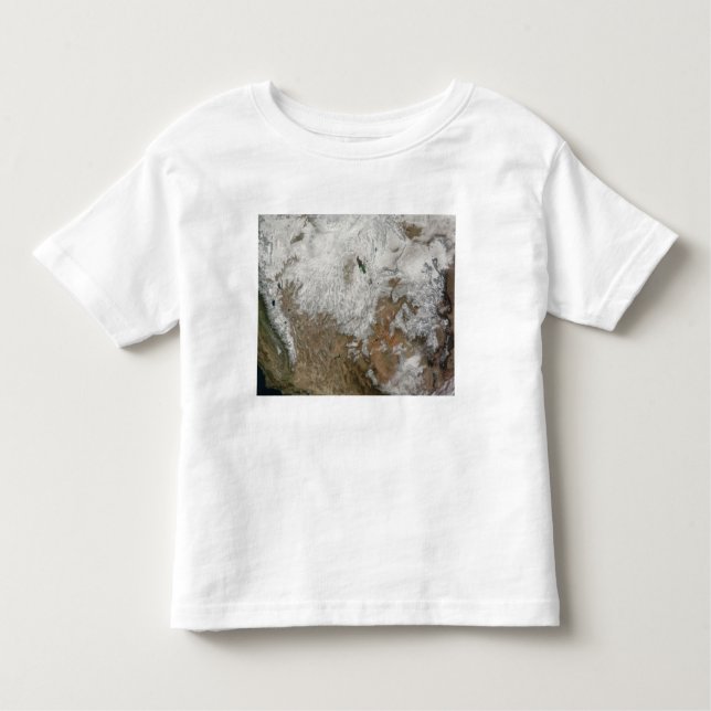 Satellite view of the western United States Toddler T-Shirt (Front)