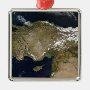 Satellite view of Turkey Metal Tree Decoration