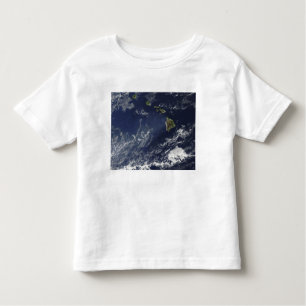 Satellite view of volcanic fog toddler T-Shirt