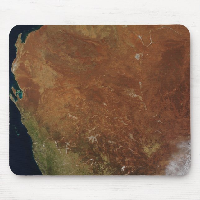 Satellite view of Western Australia Mouse Pad (Front)