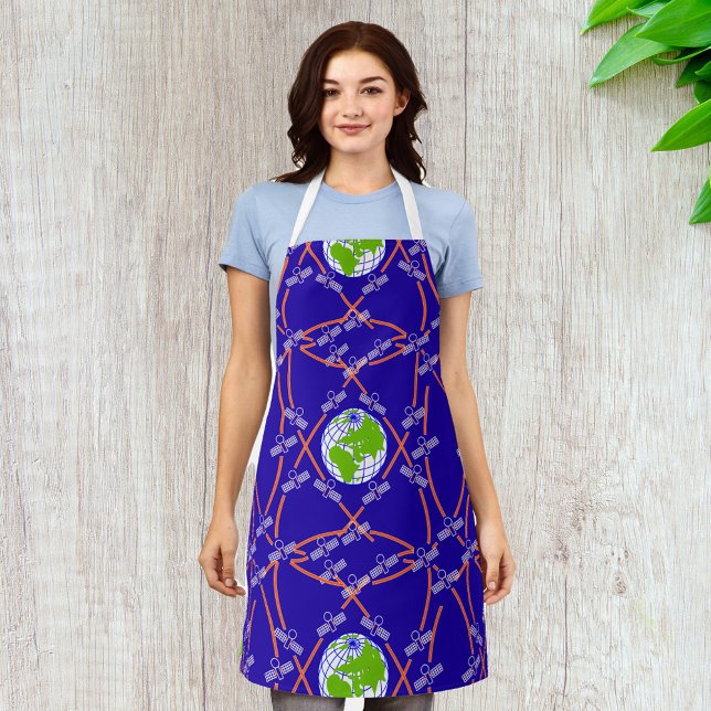 Satellites Orbiting Earth Apron (Creator Uploaded)