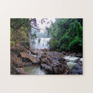 Sathodi falls kali river India. Jigsaw Puzzle