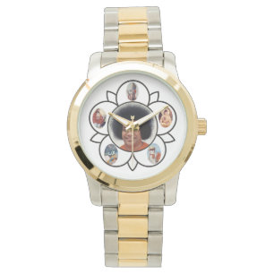 Sathya Sai Baba Gold and Silver Tone Watch