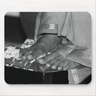 Sathya Sai Baba Lotus Feet on Mousepad
