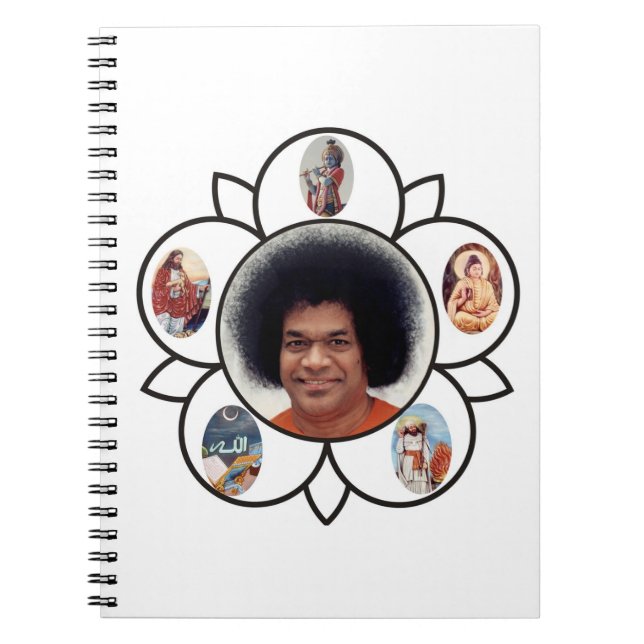 Sathya Sai Baba Photo Notebook (Front)
