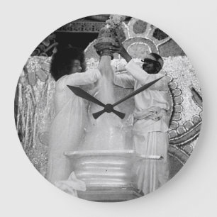 Sathya Sai Baba Round Large Wall Clock