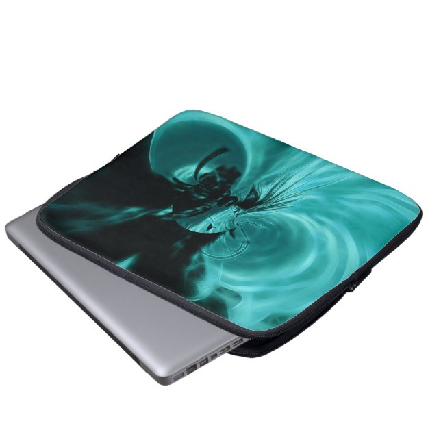 Satin Abstract Dreams Notebook Laptop Sleeve (Front Bottom)