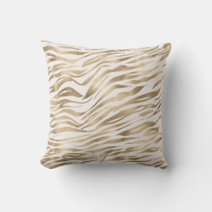 Satin Animal Print Luxury Overlap Pillow