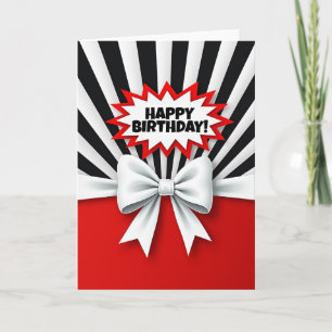 Satin Bow Celebration Card