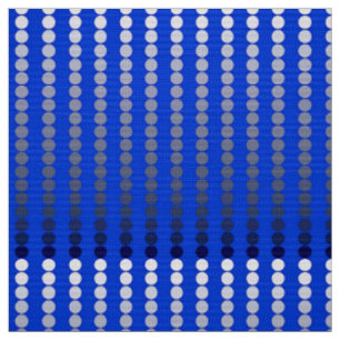 Satin dots - cobalt blue and pewter fabric