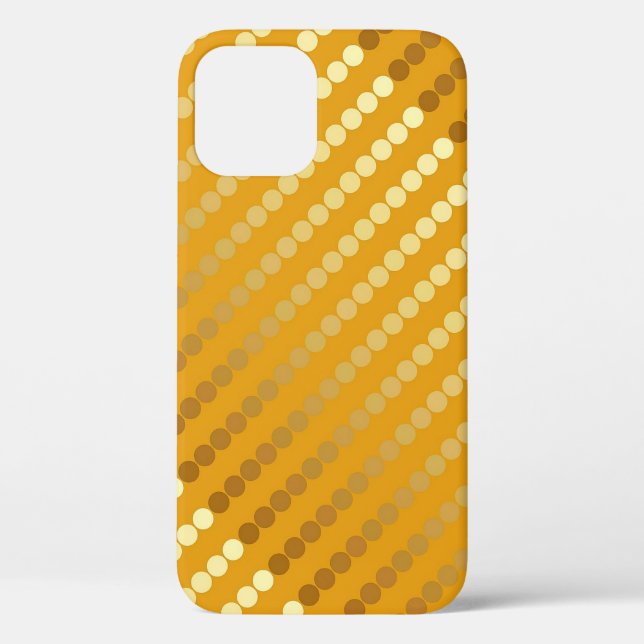 Satin dots - gold and mustard Case-Mate iPhone case (Back)