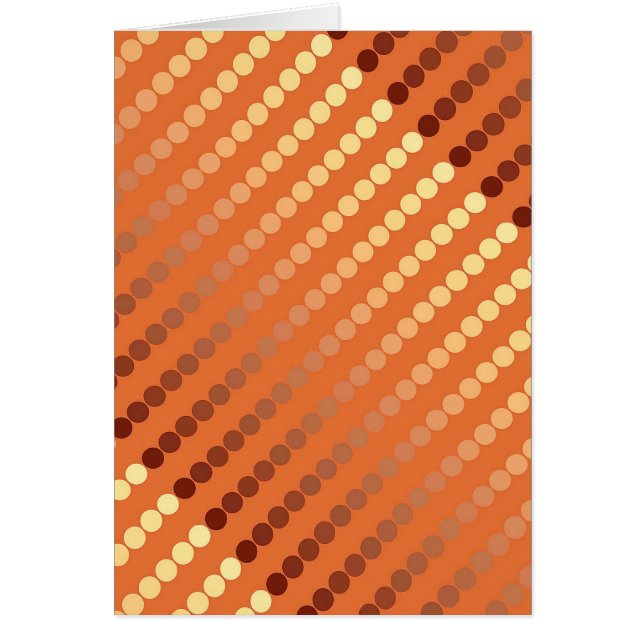 Satin dots - rust and gold (Front)