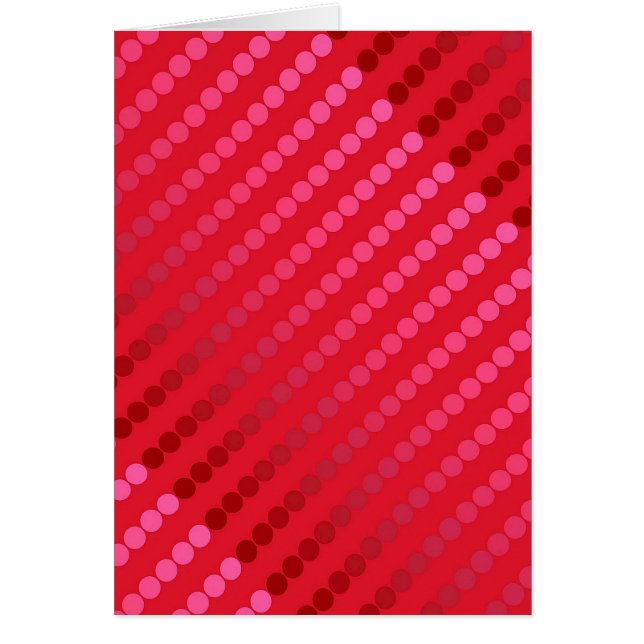 Satin dots - shades of deep red (Front)