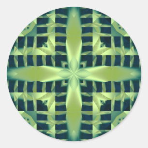 Satin, Jade & Onyx Classic Round Sticker