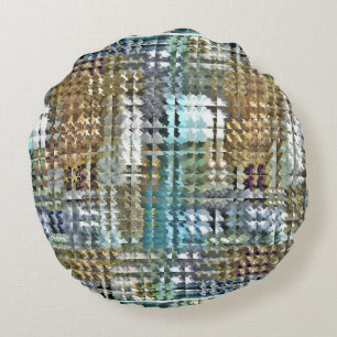 Satin Quilt Round Cushion