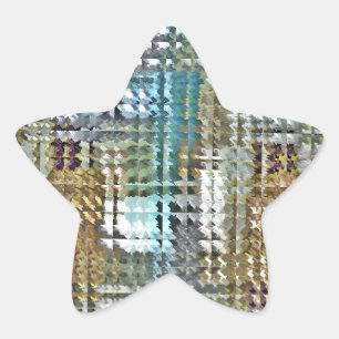 Satin Quilt Star Sticker