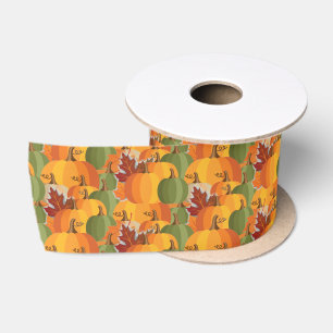 Satin Ribbon-Autumn Harvest Ribbon