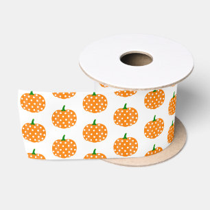 Satin Ribbon-Halloween Pumpkins Ribbon