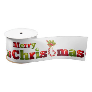 Satin Ribbon/Merry Christmas Ribbon