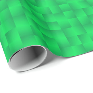 Satin Ribbons - Emerald Green Wrapping Paper