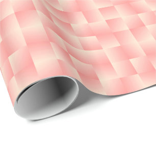 Satin Ribbons - Peach pink Wrapping Paper