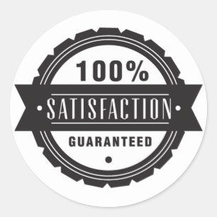 Satisfaction Guaranteed Classic Round Sticker