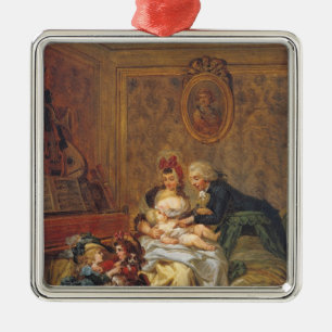Satisfaction of Marriage or, The Happy Family Metal Tree Decoration