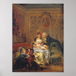 Satisfaction of Marriage or, The Happy Family Poster