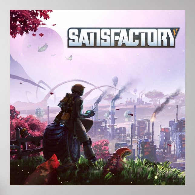 Satisfactory Game Cover Poster (Front)