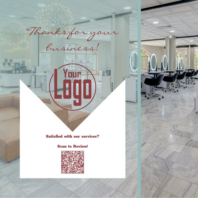 Satisfied Customer Review Invitation (Satisfied Customer Review Invitation Window Cling)