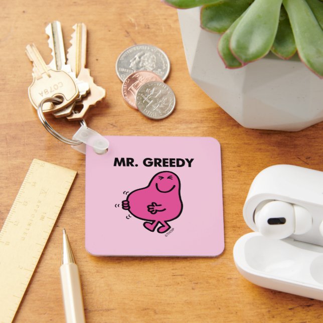Satisfied Mr. Greedy Key Ring (Desk)